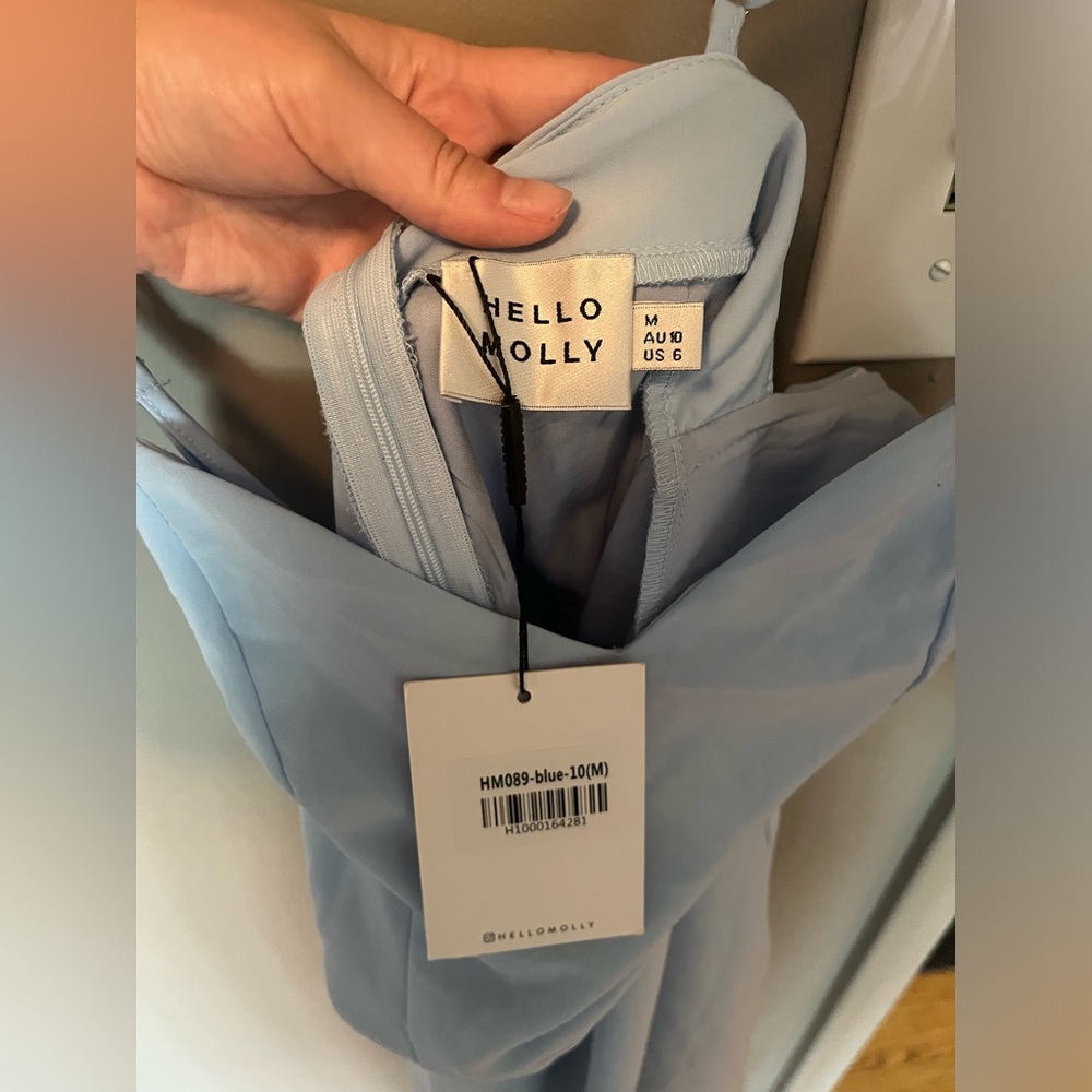 Hello Molly Blue Mini Dress - Picture 6 of 6
